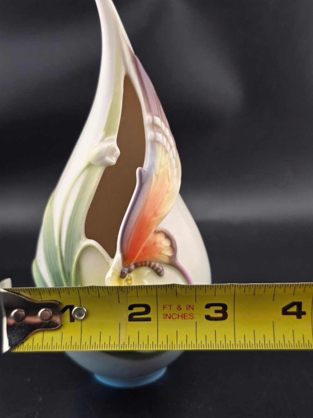 Franz Collection Papillon Butterfly Porcelain Vase Decorative Accent FZ00888 - Picture 13 of 13